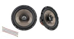 Audio System Carbon 165CO 70 watt RMS coaxiaal speaker + adapter kabel carbon-serie (2 stuks)
