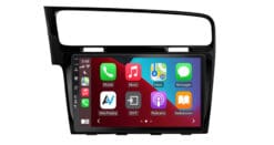 QLED 10'' navigatie voor Volkswagen Golf 7 2013-2017 (zwart) | Apple Carplay en Android auto | 8-core 4+64GB | DSP sound | AV-D040Q