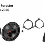 Subaru Forester speakers + Subwoofer 200Watt Audio upgrade JBL premium 180W / 60Watt RMS + ringen