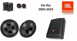 Kia Rio speakers + Subwoofer 200Watt Audio upgrade JBL premium 270W / 70Watt RMS + ringen