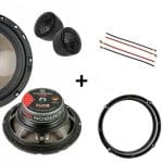 Volkswagen Golf 5 achterdeur speakers Audio upgrade Audio System 120W / 80Watt RMS + ringen