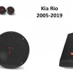 Kia Rio speakers + Subwoofer 200Watt Audio upgrade JBL 250W / 50Watt RMS + ringen