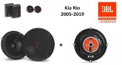 Kia Rio speakers Audio upgrade JBL 250W / 50Watt RMS + ringen
