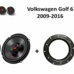 Volkswagen Golf 6 speakers Audio upgrade JBL premium 210W / 70Watt RMS + ringen