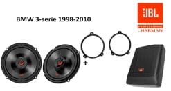 BMW 3-serie  speakers + Subwoofer 200Watt Audio upgrade JBL premium 180W / 60Watt RMS + ringen