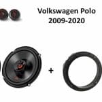 Volkswagen Polo speakers Audio upgrade JBL premium 210W / 70Watt RMS + ringen