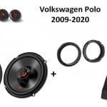 Volkswagen Polo speakers + Subwoofer 200Watt Audio upgrade JBL premium 210W / 70Watt RMS + ringen