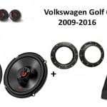 Volkswagen Golf 6 speakers + Subwoofer 200Watt Audio upgrade JBL premium 210W / 70Watt RMS + ringen